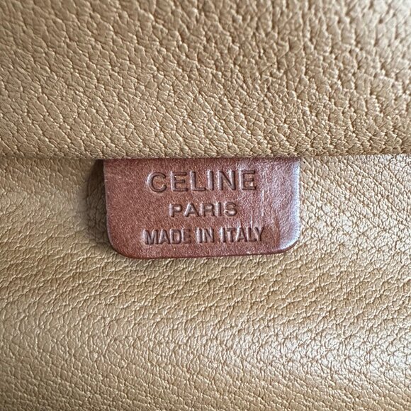 Celine Macadam Triomphe Zip Top Handle Vanity Bag - EUC - Picture 9 of 10